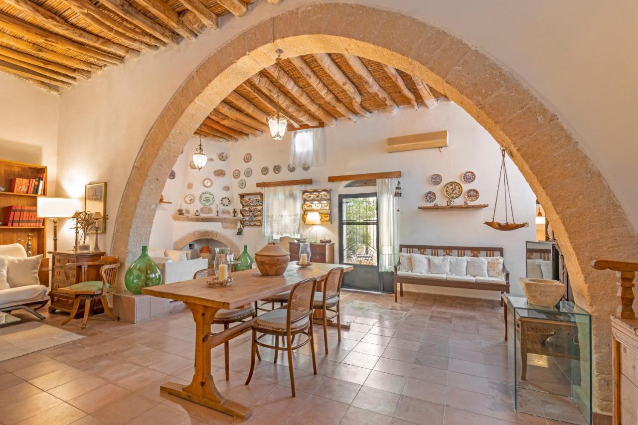 Hidden Gem Of Afandou , Traditional House & Patio Exterior foto